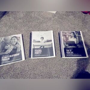 Tony Robbins never been used workbooks